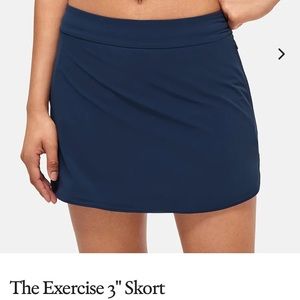 Outdoor Voices 3” skort in Navy